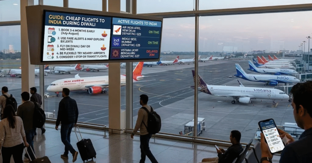 How to Find Cheap Flights to India During Diwali