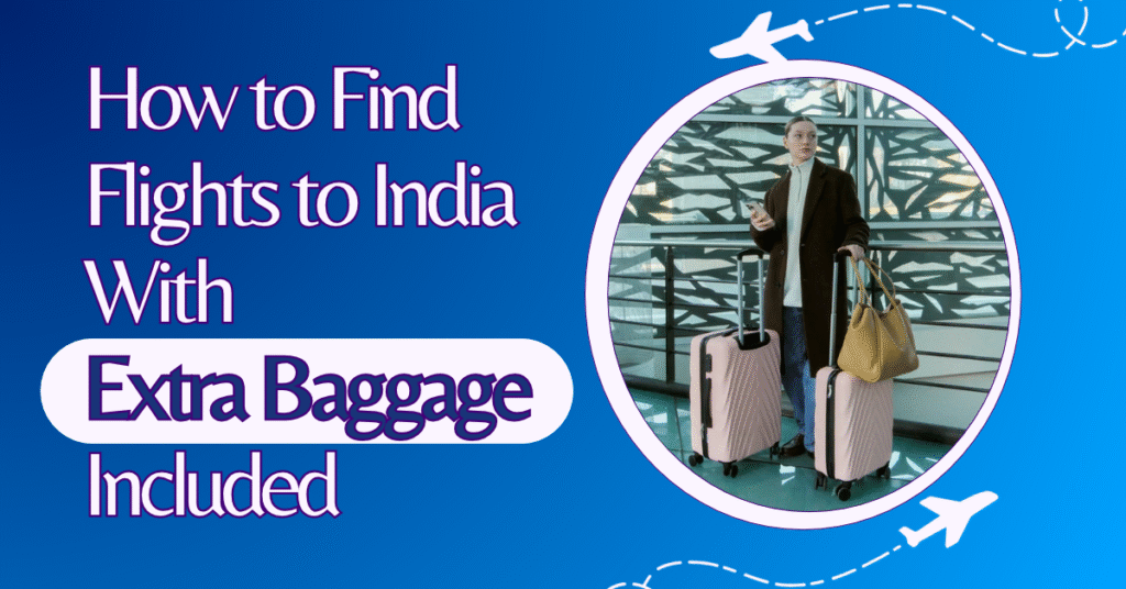 How to Find Flights to India With Extra Baggage Included
